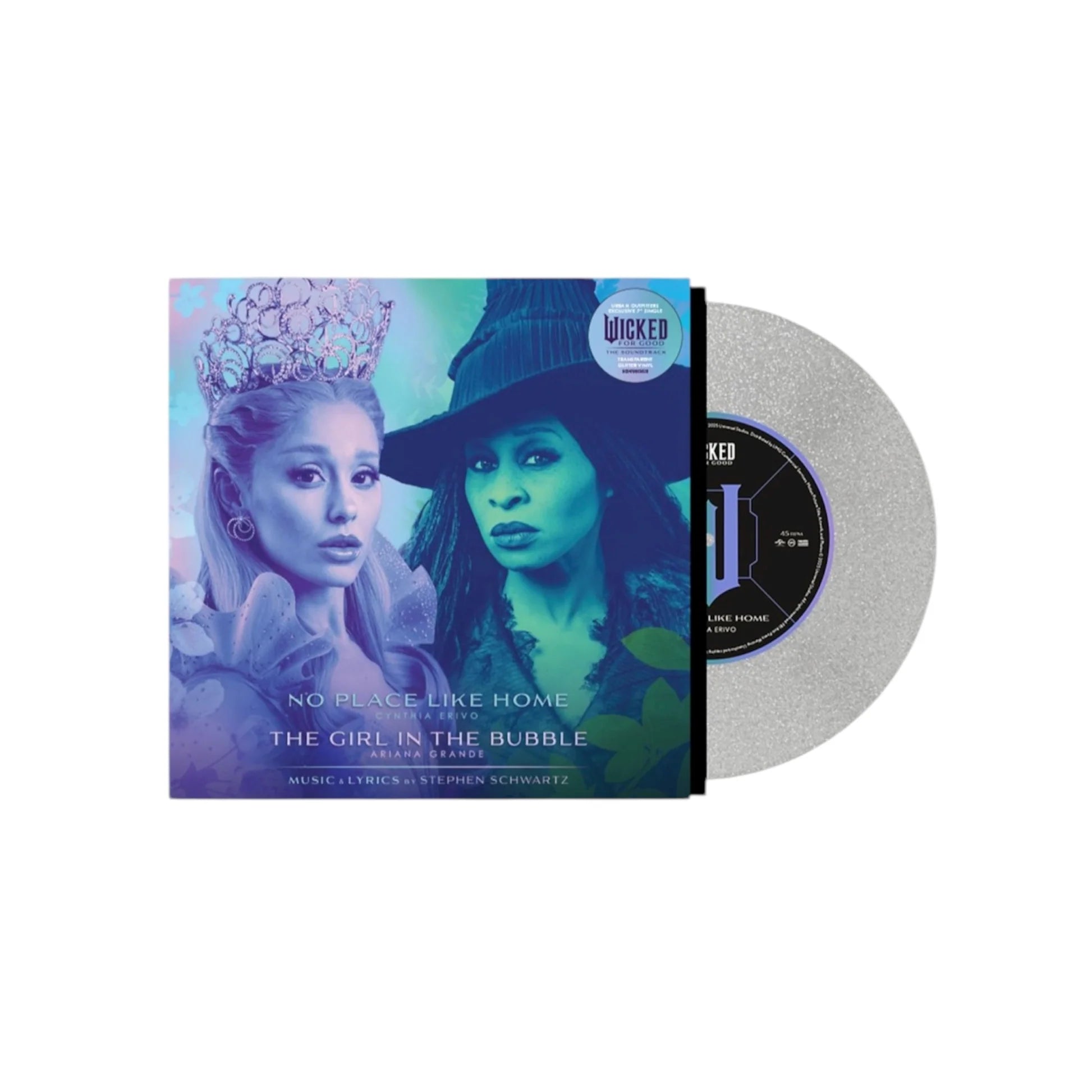 WICKED:FOR GOOD - No Place Like Home / Girl In Bubble [7” Glitter]