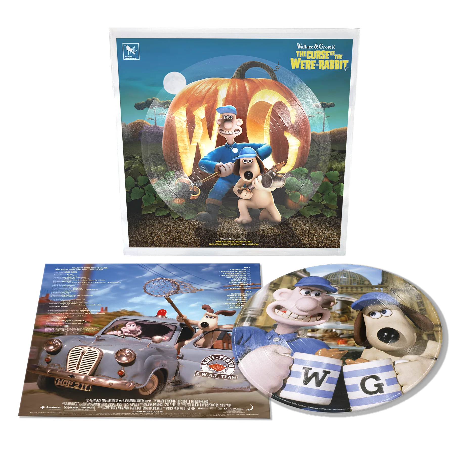 WALLACE & GROMIT: THE CURSE OF THE WERE-RABBIT (PICTURE DISC)