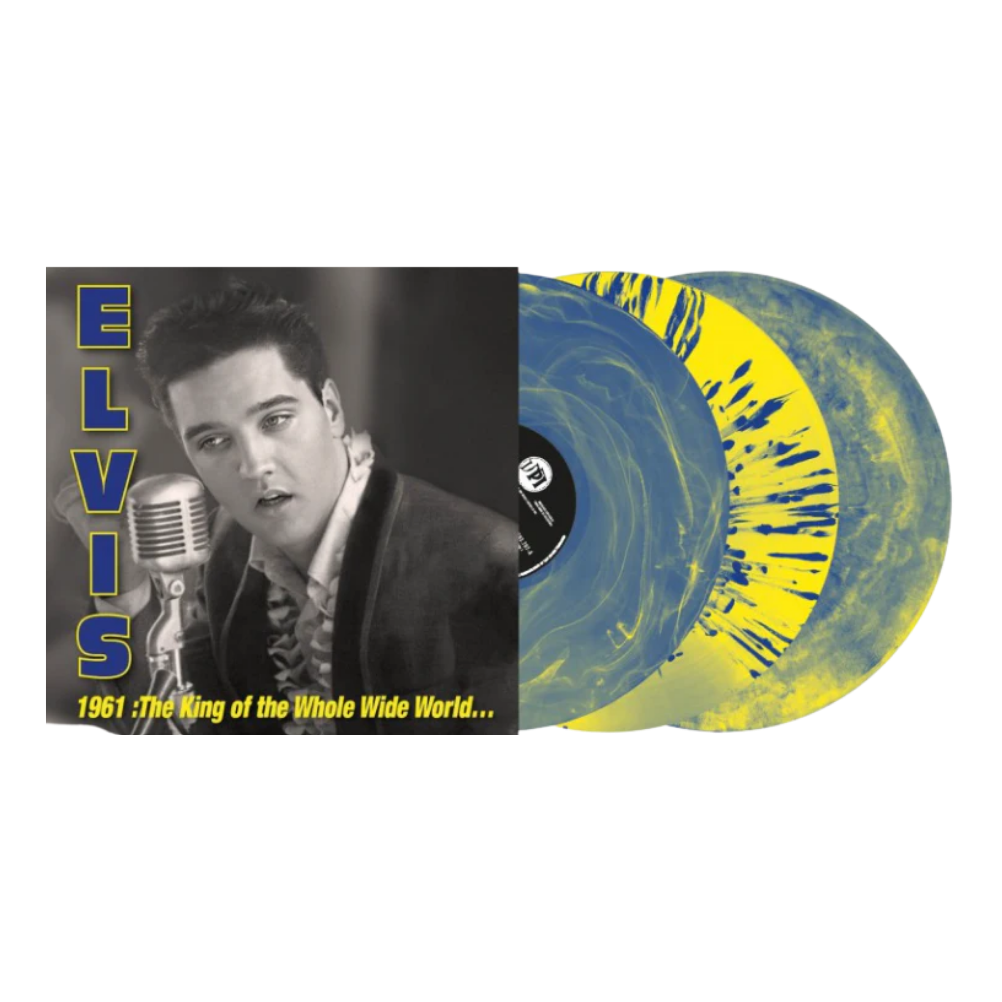ELVIS PRESLEY - 1961: King Of Whole Wild World [RSD 2026 Silver, Red & Yellow splatter vinyl edition]