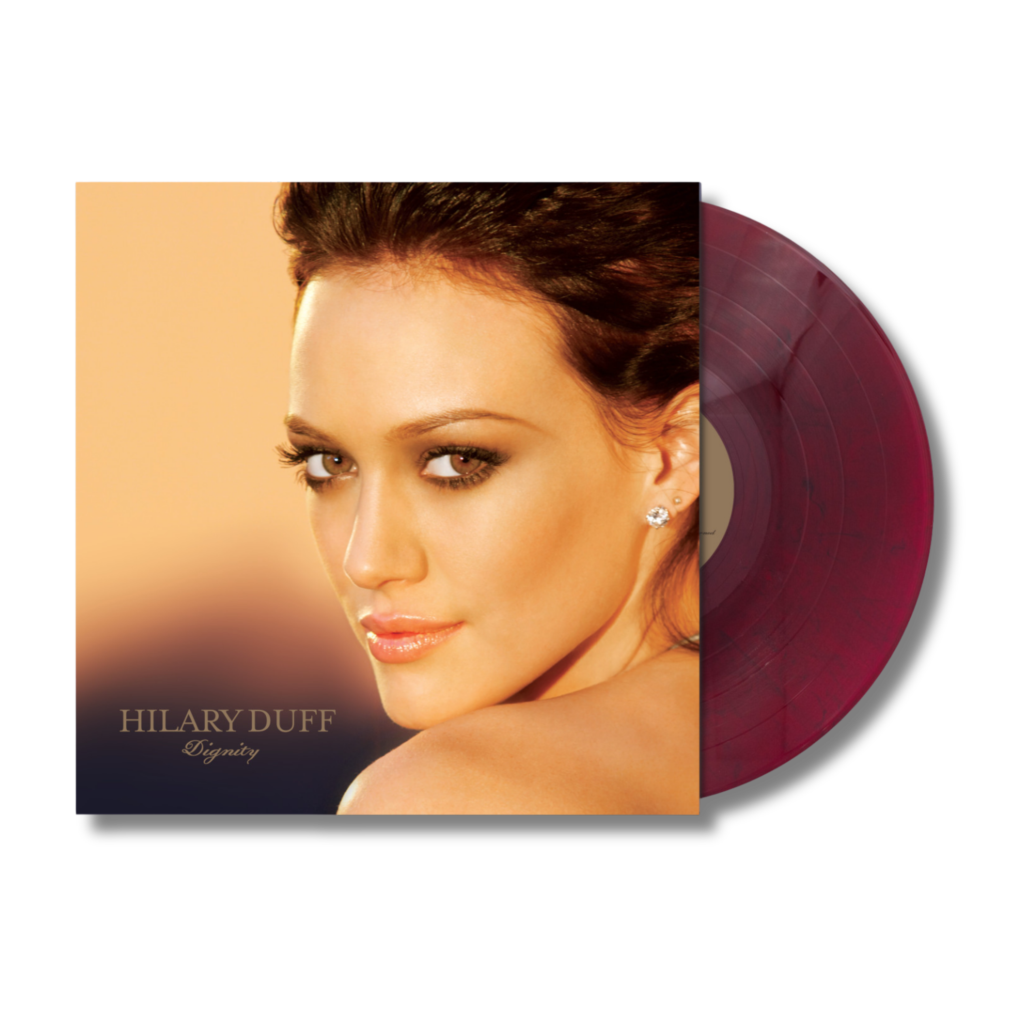 HILARY DUFF - DIGNITY [Merlot & Black Swirl LP] US IMPORT
