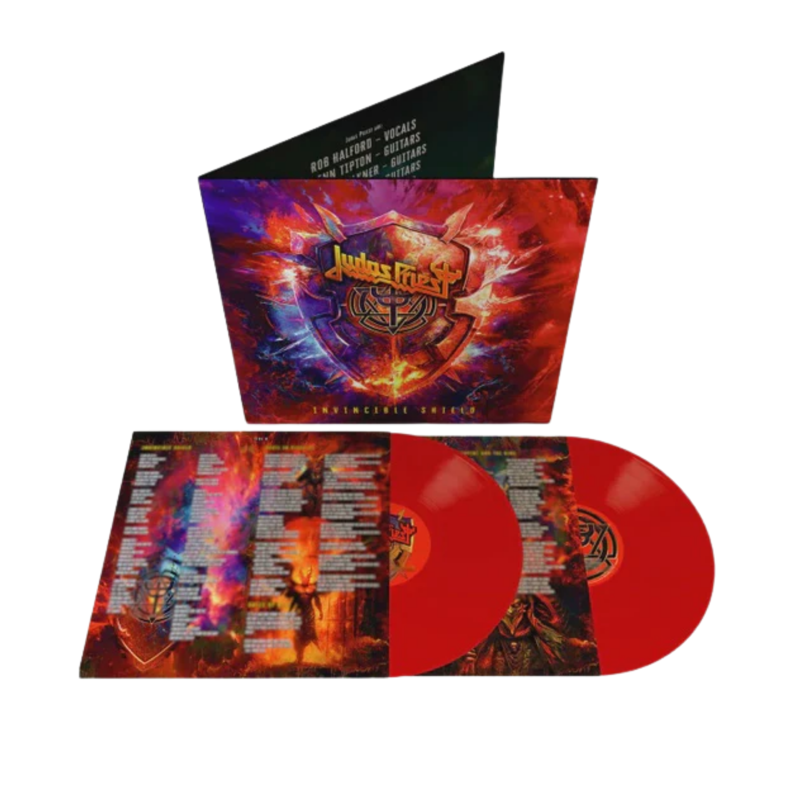 JUDAS PRIEST - Invincible Shield [Indie Red Vinyl edition]