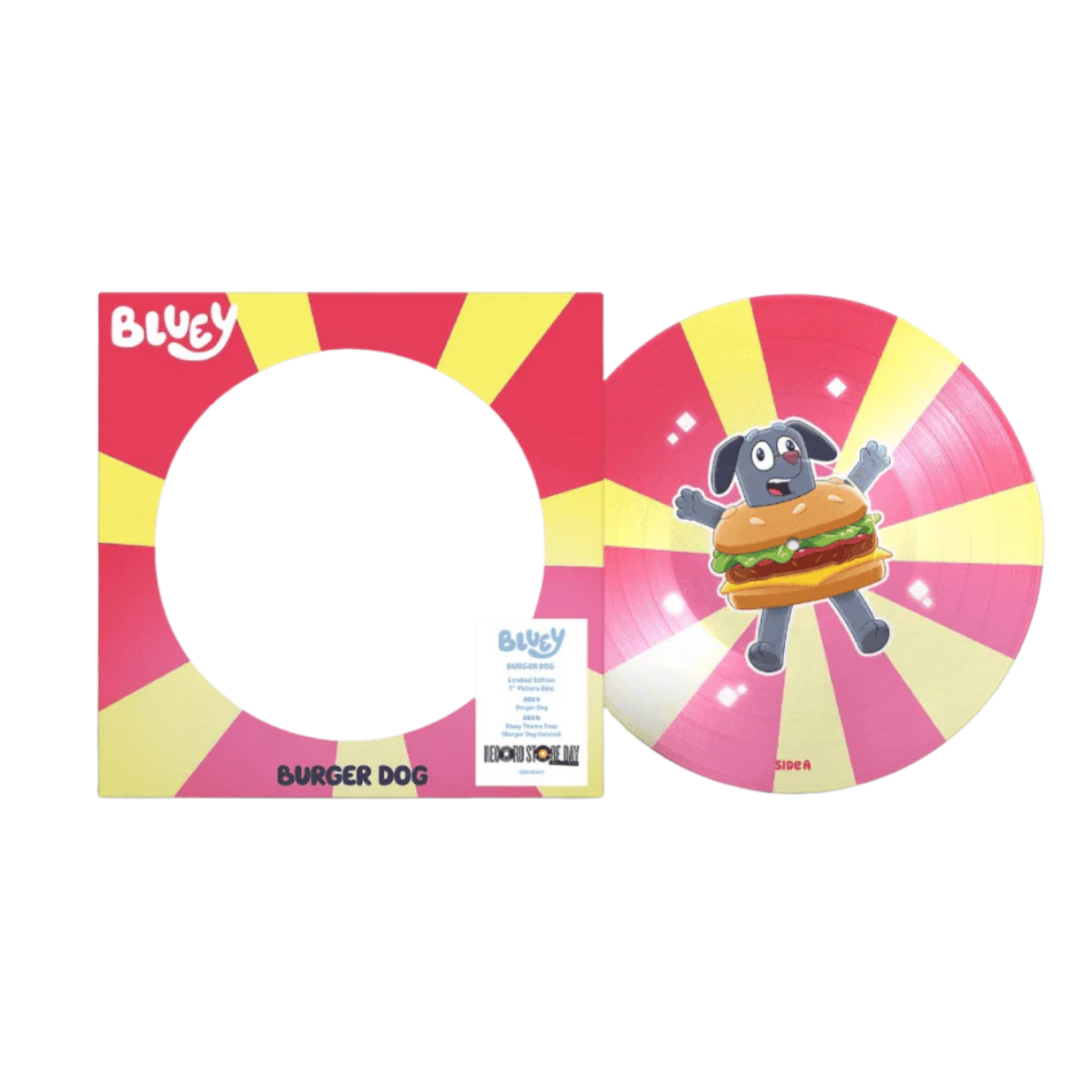 BLUEY - Burger Dog / Bluey Theme Tune [RSD 2025 Picture Disc edition]