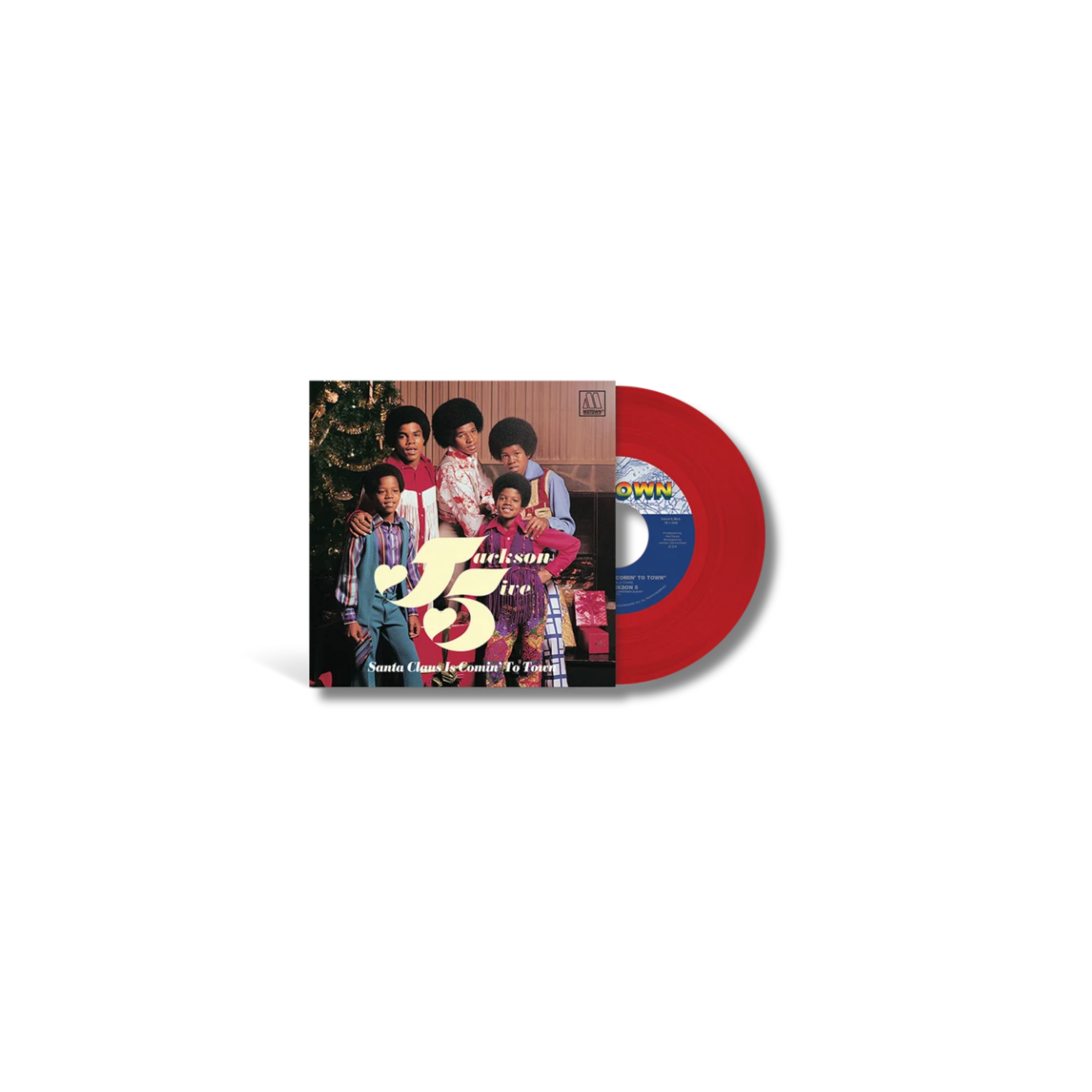 THE JACKSON 5 - Santa Claus Is Coming To Town (Apple Red) 7”