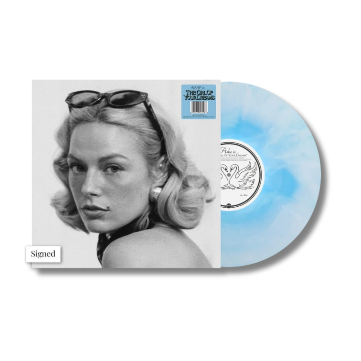 ASHE - The Girl Of Your Dreams [Signed Limited Edition Blue & White Swirled Vinyl]