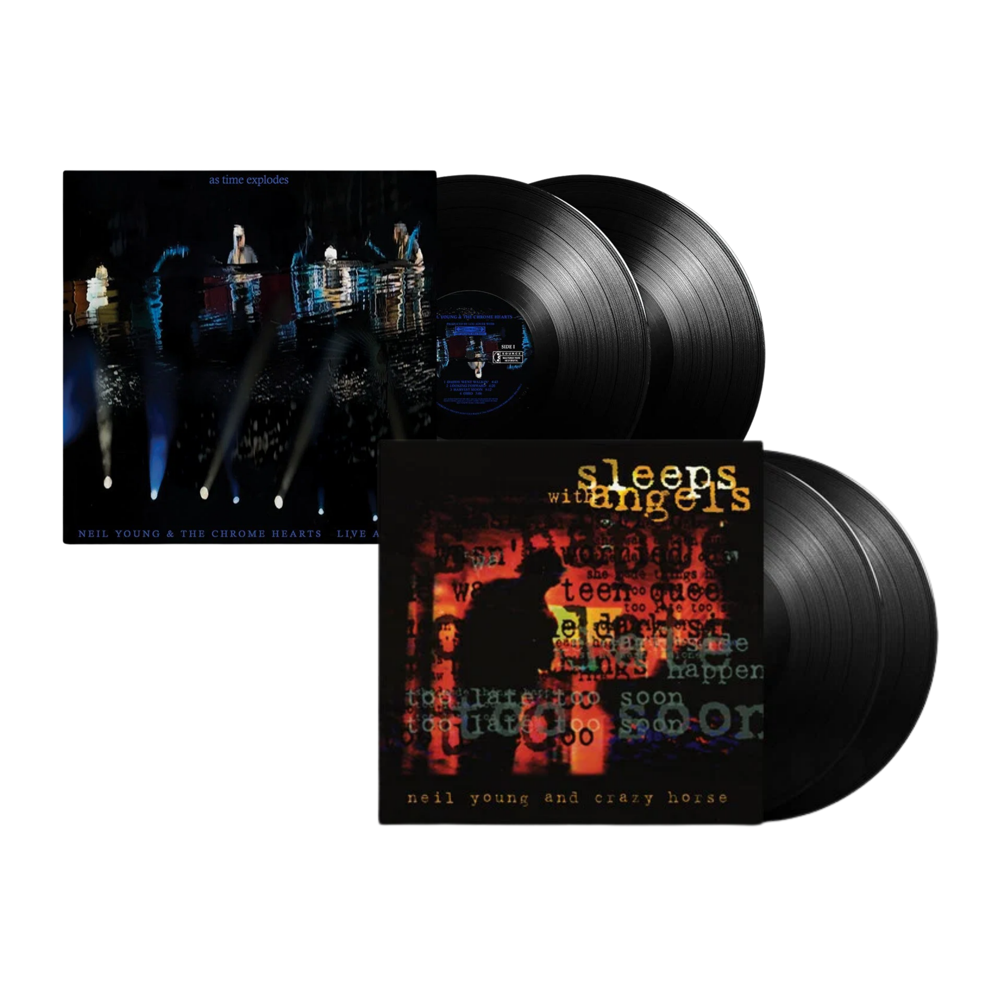 NEIL YOUNG - Sleeps With Angels + As Time Explodes