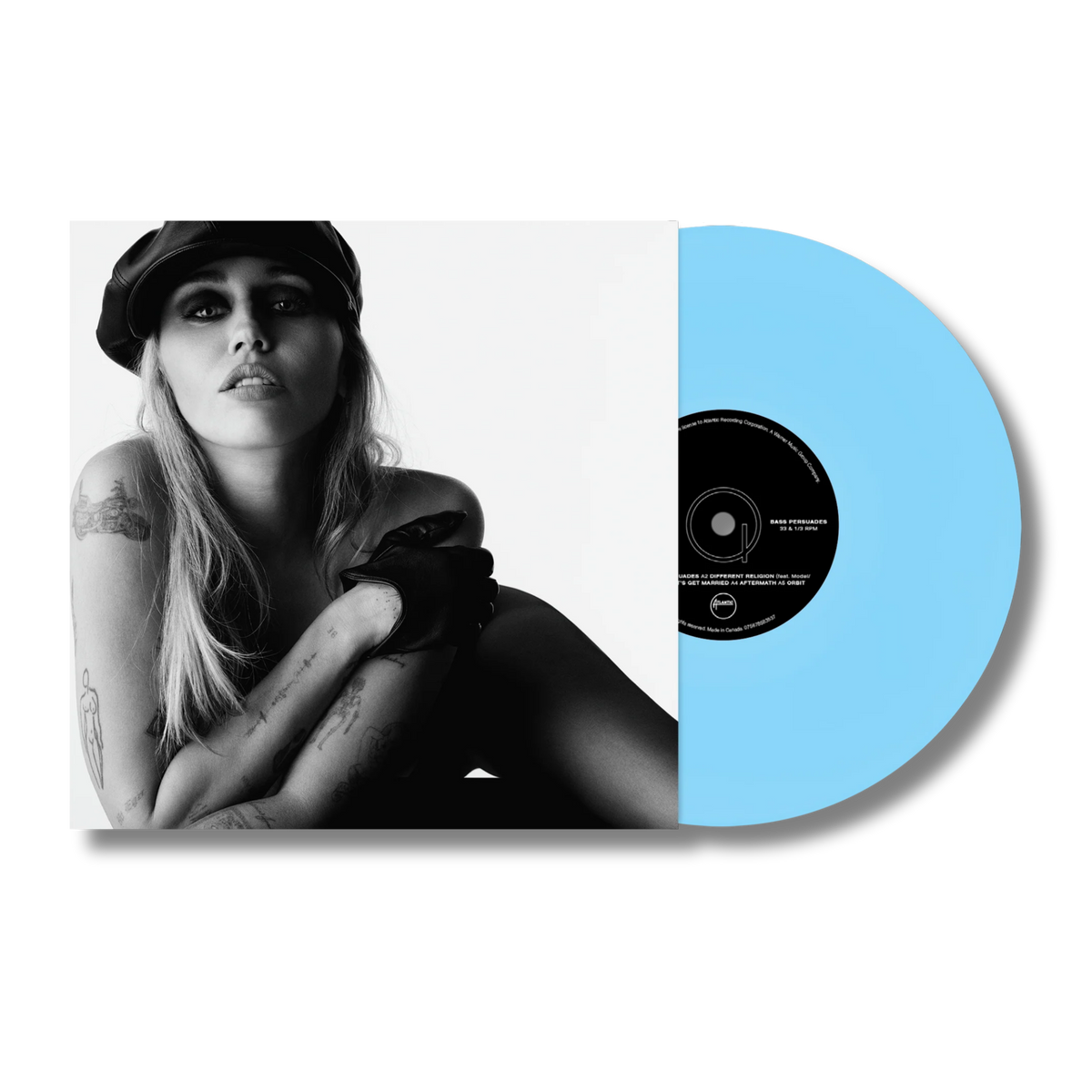 MILEY CYRUS - BASS PERSUADES [Baby Blue LP] Limited to 2500 Units