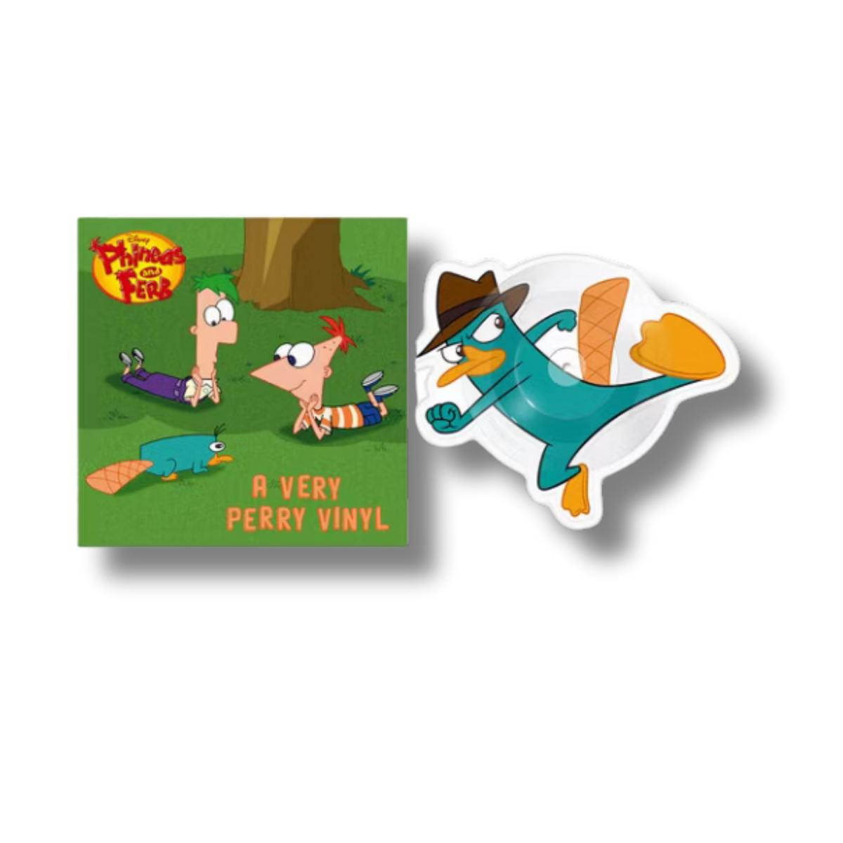 Phineas and Ferb - Perry the Platypus / There's a Platypus Controlling Me [Limited Edition 10-Inch Vinyl Die-Cut]