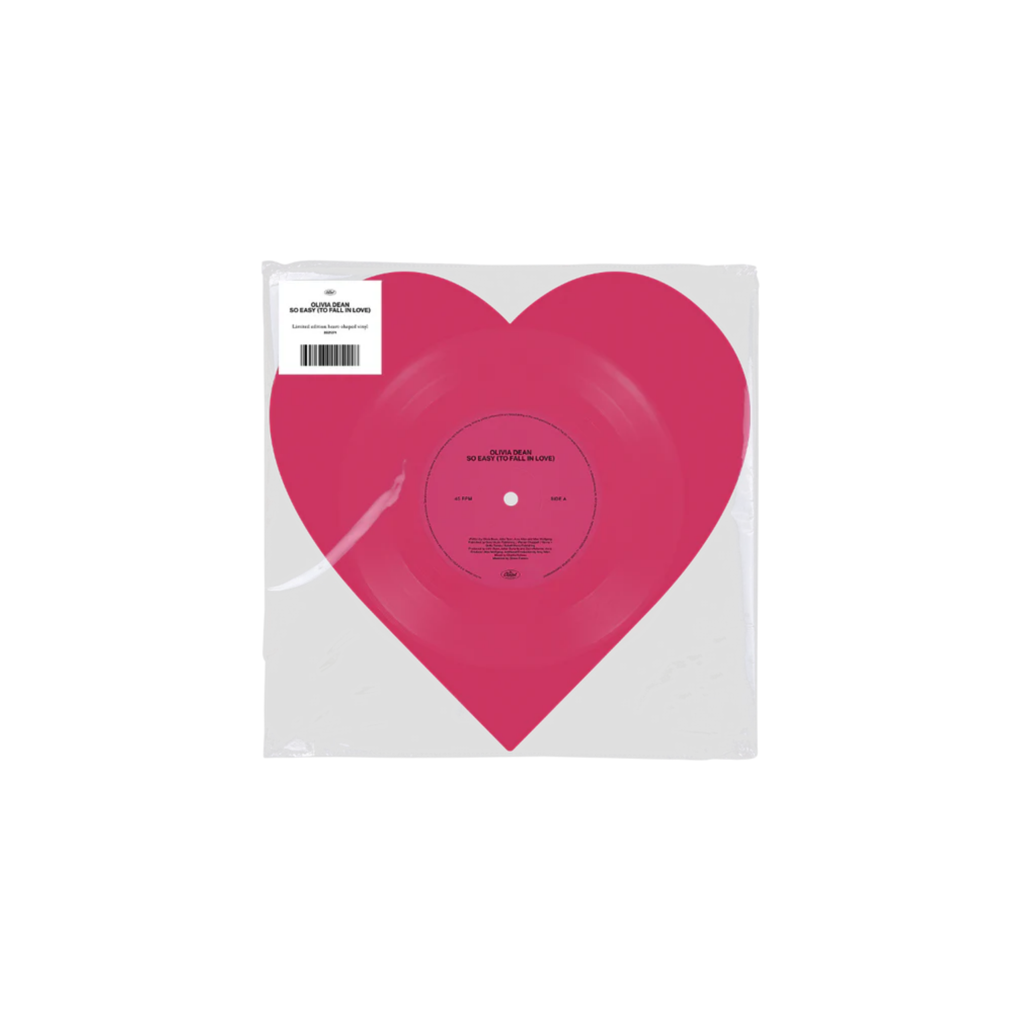 OLIVIA DEAN - So Easy (To Fall In Love)/I've Seen It [Heart Shaped 10" Single]
