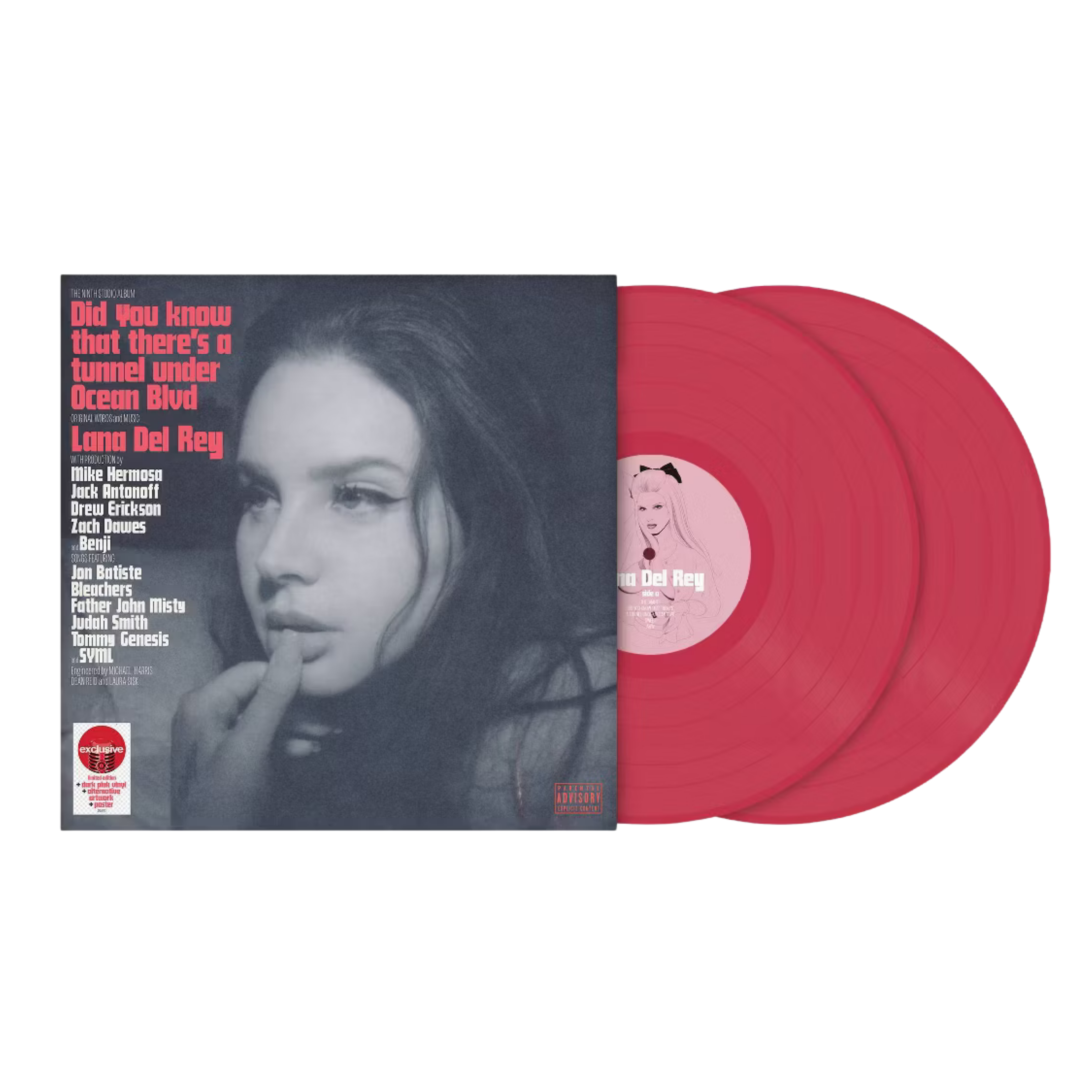LANA DEL REY - Did You Know That There's A Tunnel Under Ocean Blvd [TARGET EXCLUSIVE DARK PINK VINYL]