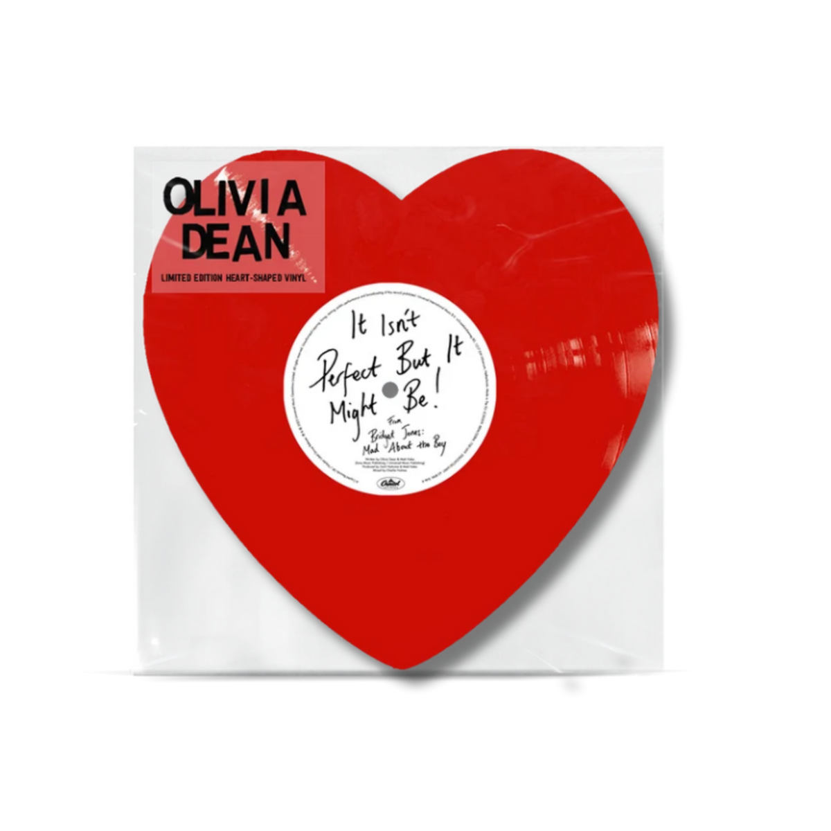 OLIVIA DEAN - It Isn’t Perfect But It Might Be [Heart Shaped10" Single] US IMPORT