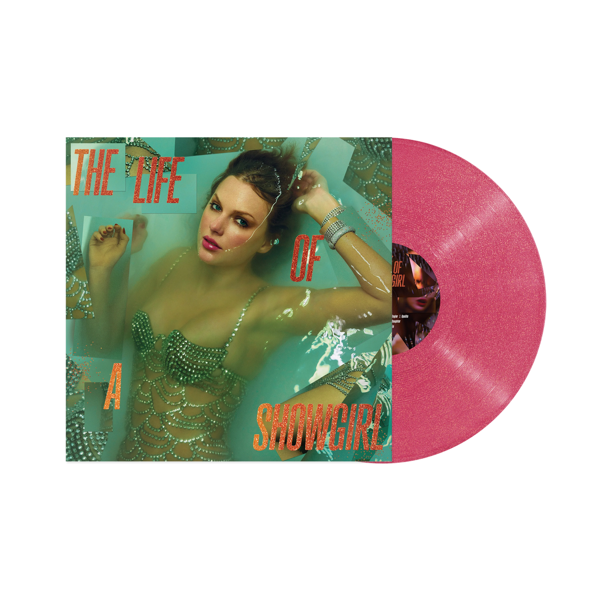 TAYLOR SWIFT - THE LIFE OF A SHOWGIRL [SEQUINS ARE FOREVER MAGENTA GLITTER VINYL]