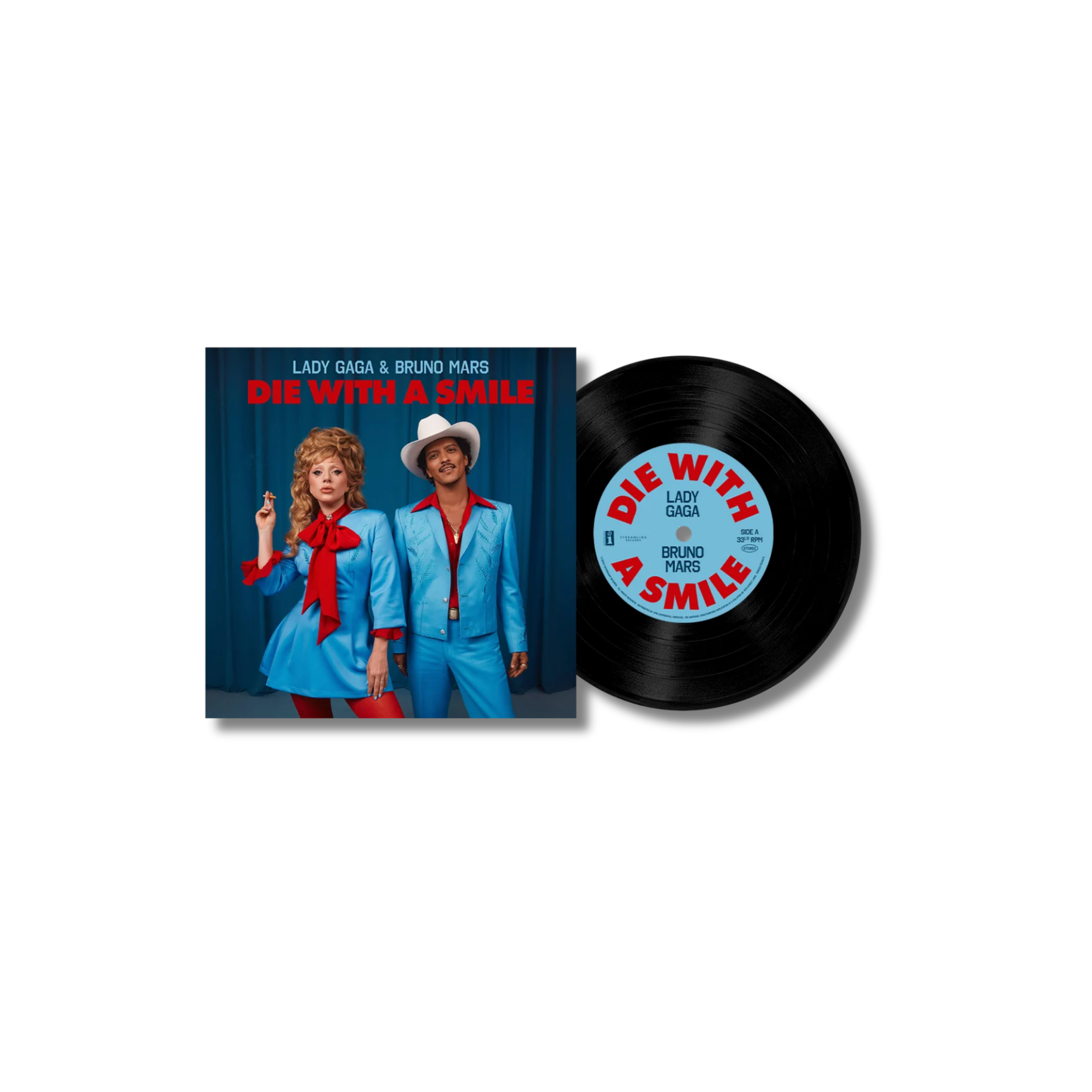 LADY GAGA & BRUNO MARS - DIE WITH A SMILE [7" SINGLE]