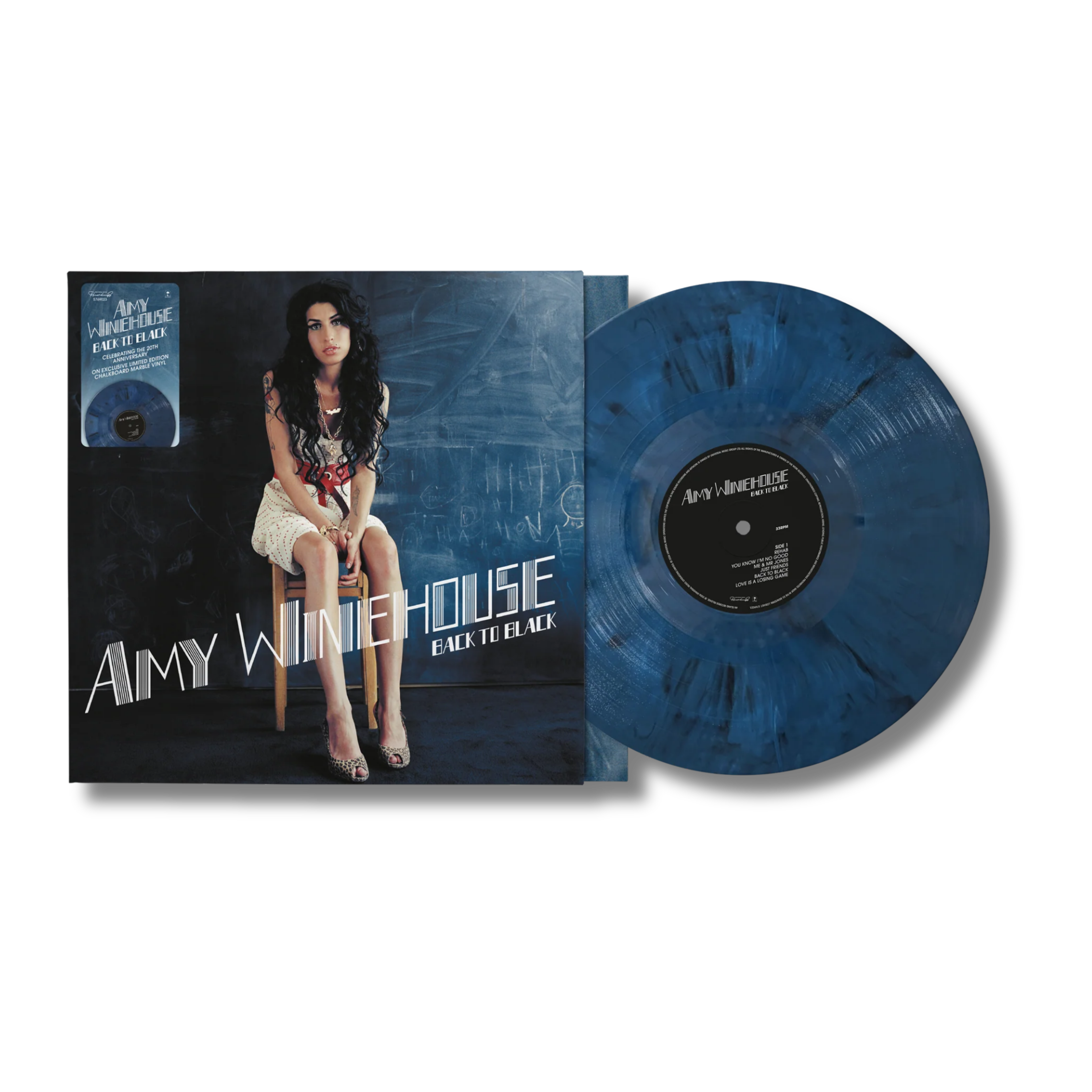 AMY WINEHOUSE - BACK TO BLACK [Indie Exclusive Chalkboard Marble LP]