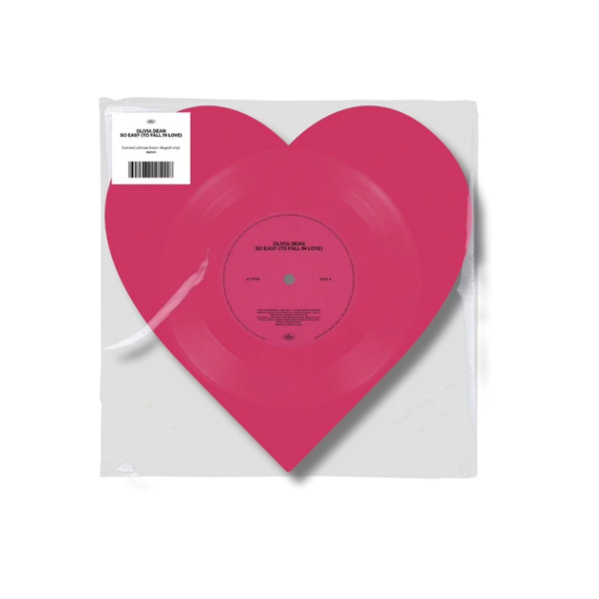 OLIVIA DEAN - So Easy (To Fall In Love)/I've Seen It [Heart Shaped 10" Single]