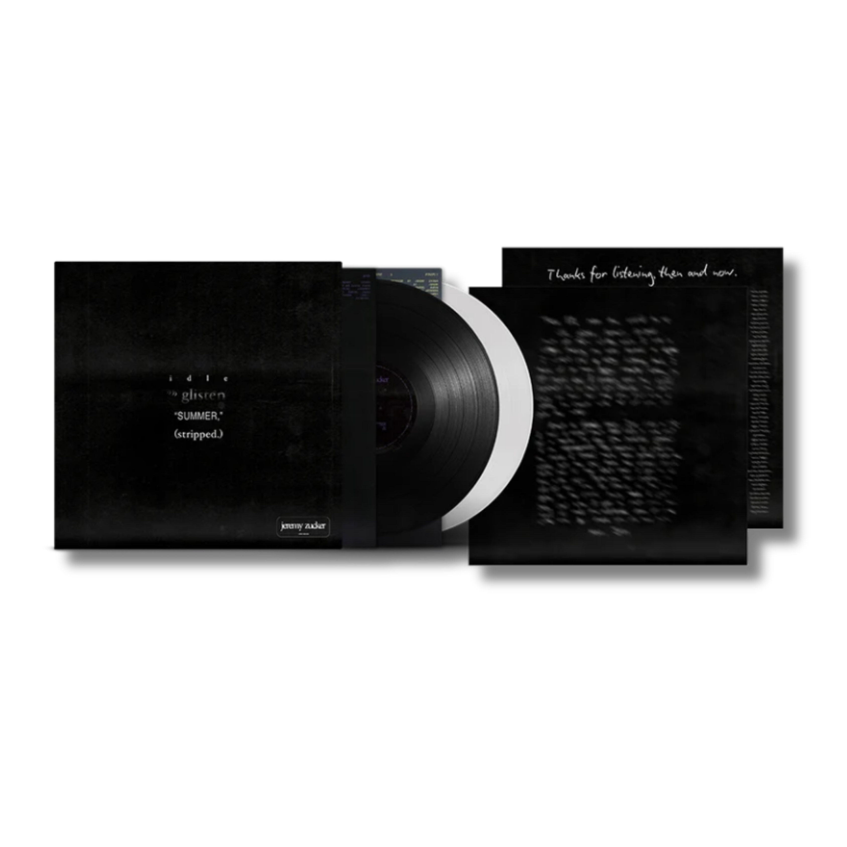 JEREMY ZUCKER - idle, glisten, summer, and stripped. [SIGNED VINYL] US IMPORT