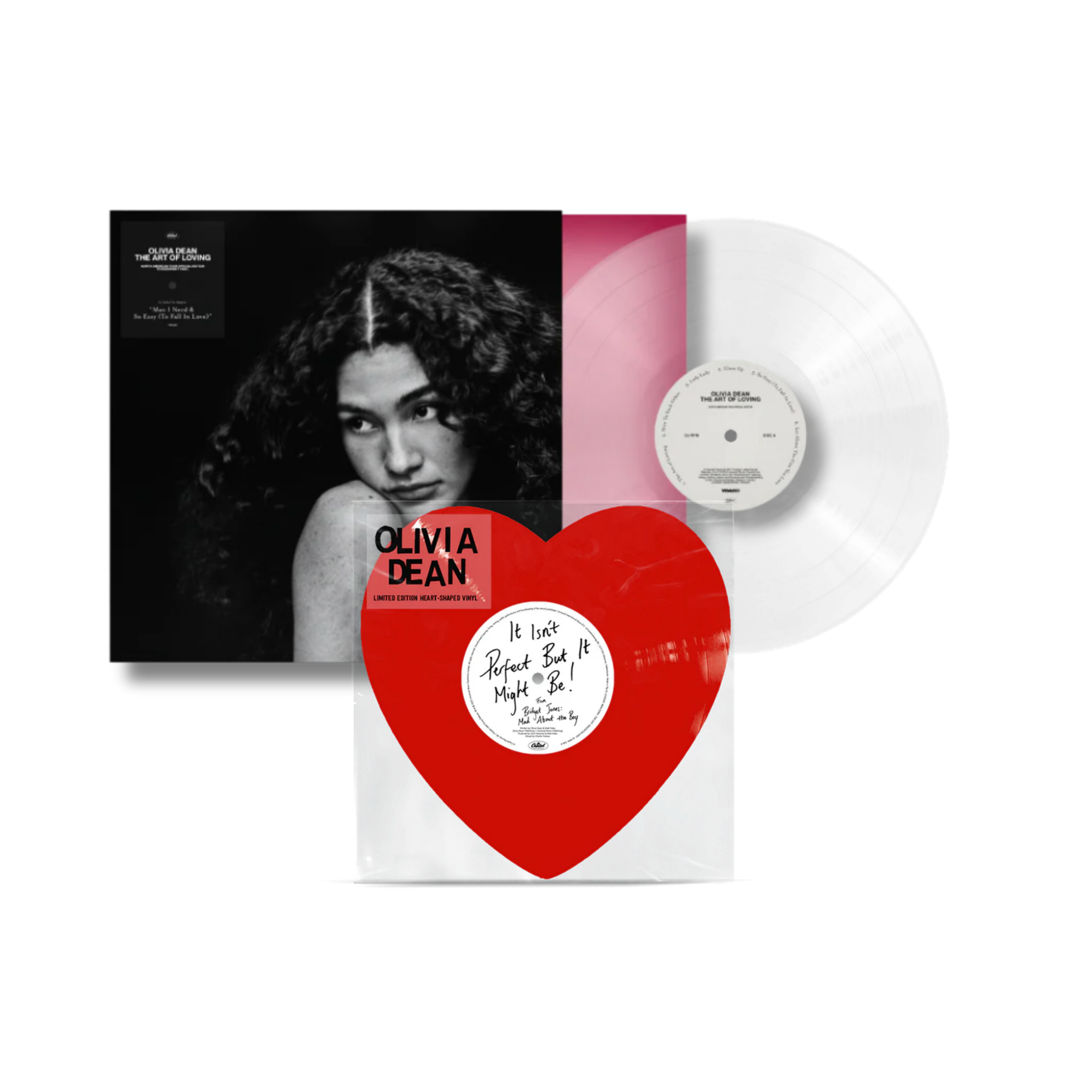 OLIVIA DEAN - BUNDLE [ LP + 10" Heart Shaped] It Isn't Perfect But It Might Be [US IMPORT]