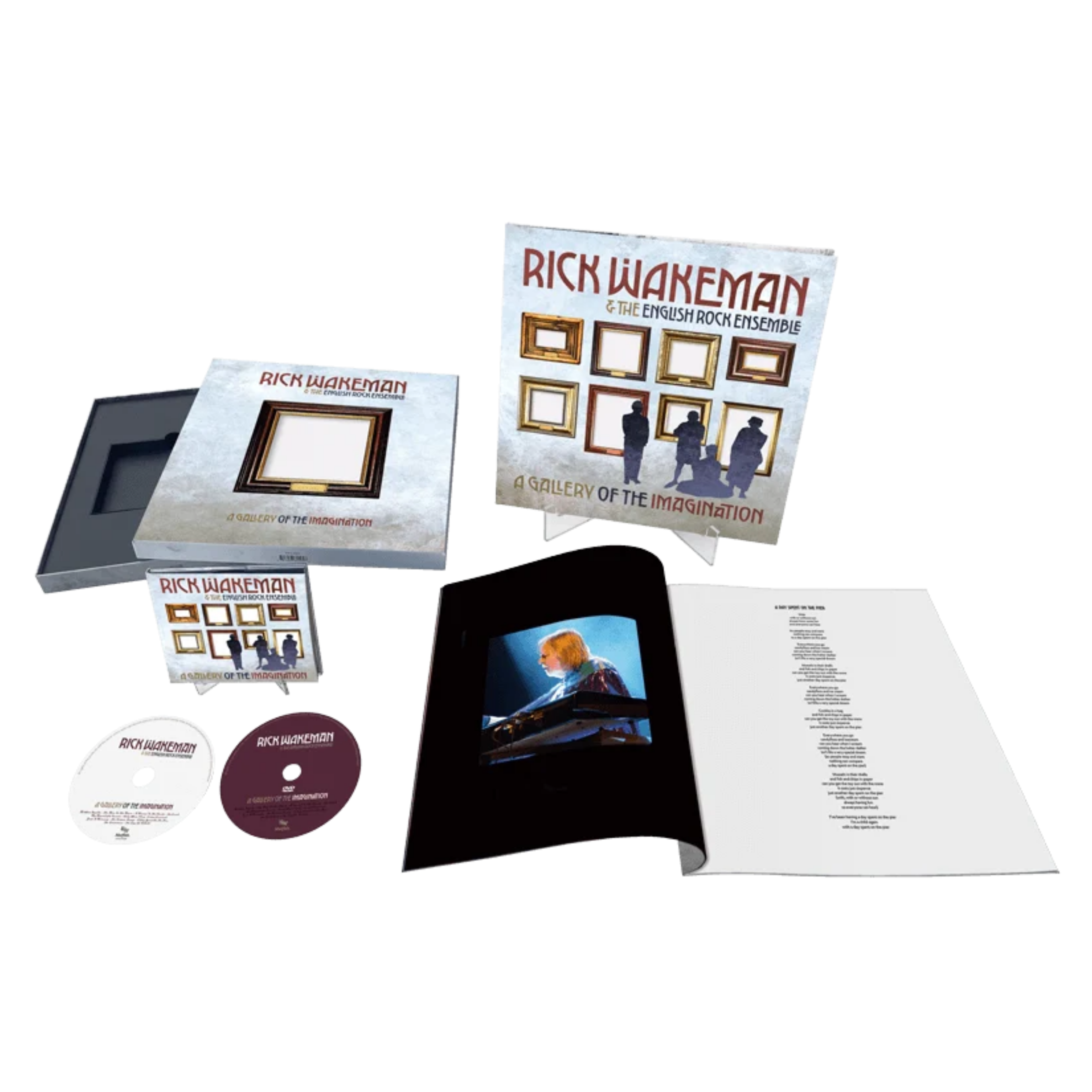 RICK WAKEMAN - A Gallery of the Imagination [Limited Deluxe edition 2LP + CD + DVD]