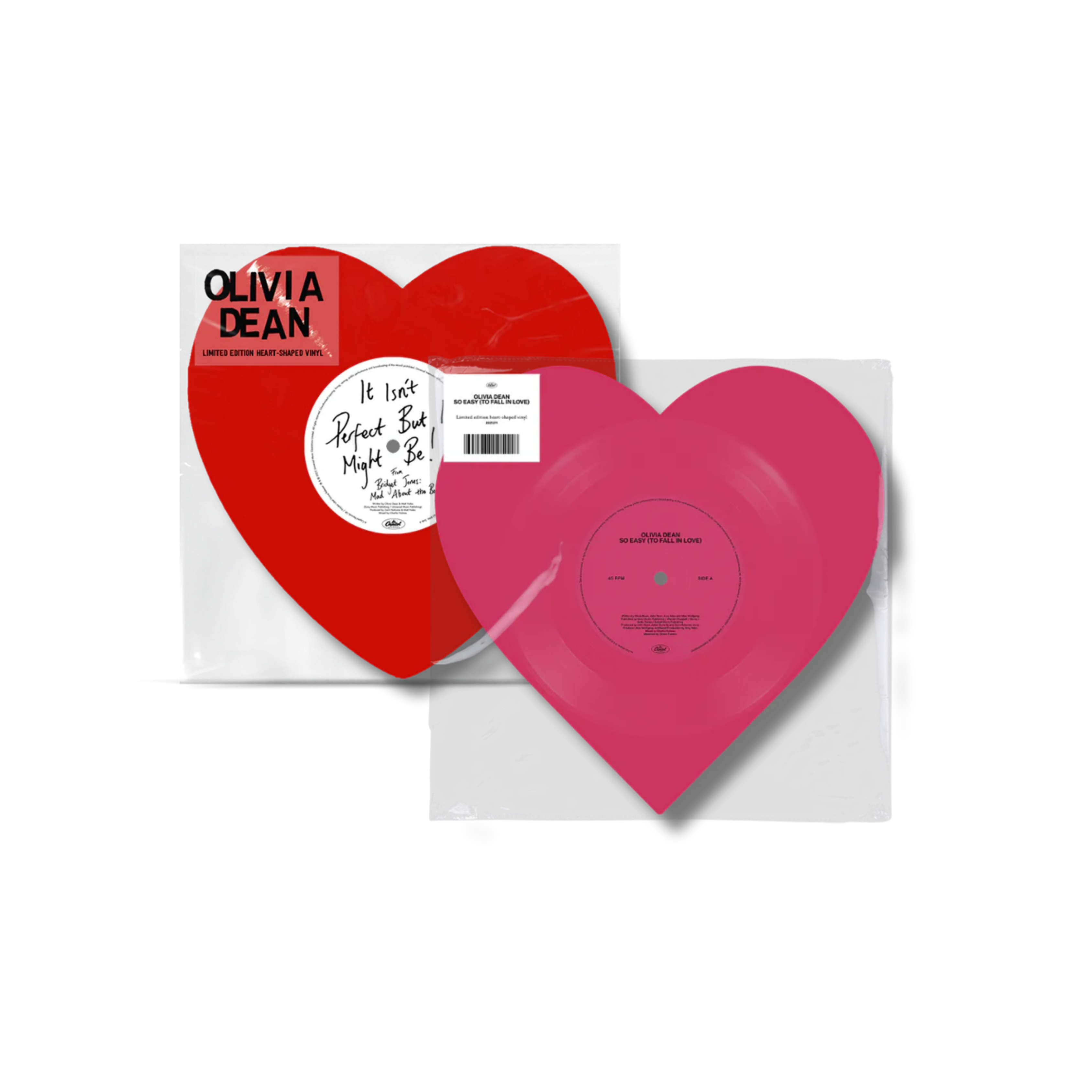 OLIVIA DEAN - BUNDLE [ 2X Heart Shaped 10" Vinyl] US IMPORT