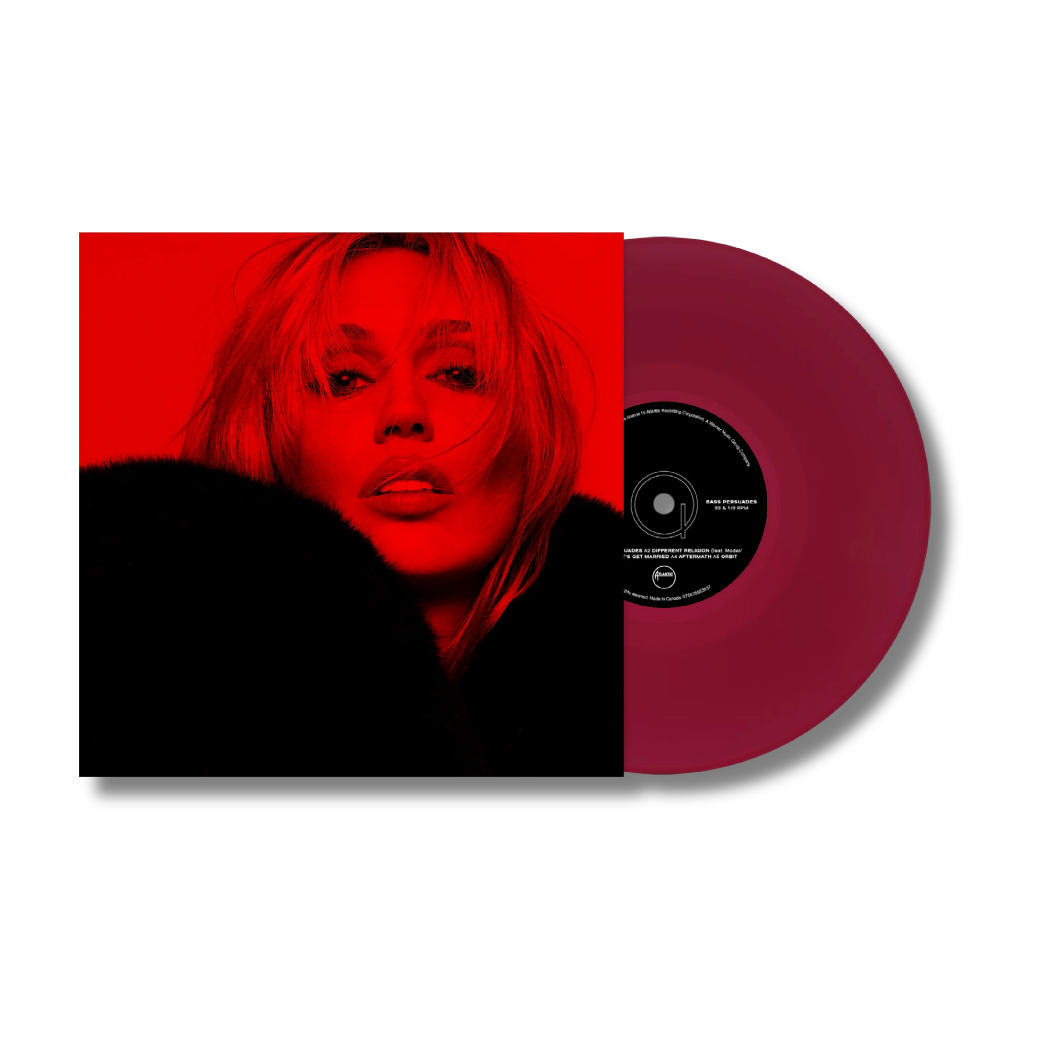 MILEY CYRUS - BASS PERSUADES [Ruby Vinyl Store Exclusive]