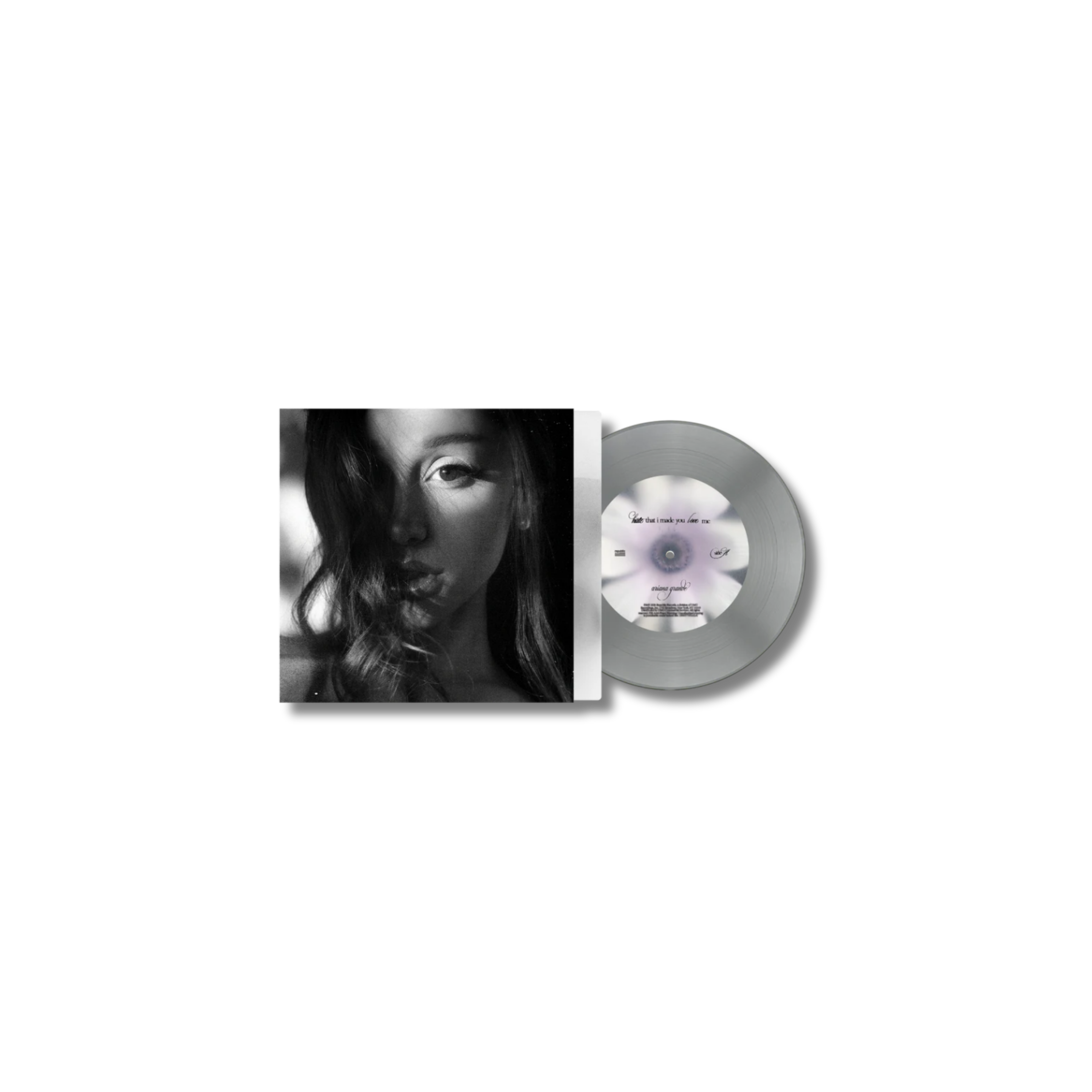 ARIANA GRANDE - hate that i made you love me [fluffy tail gray 7"] US IMPORT