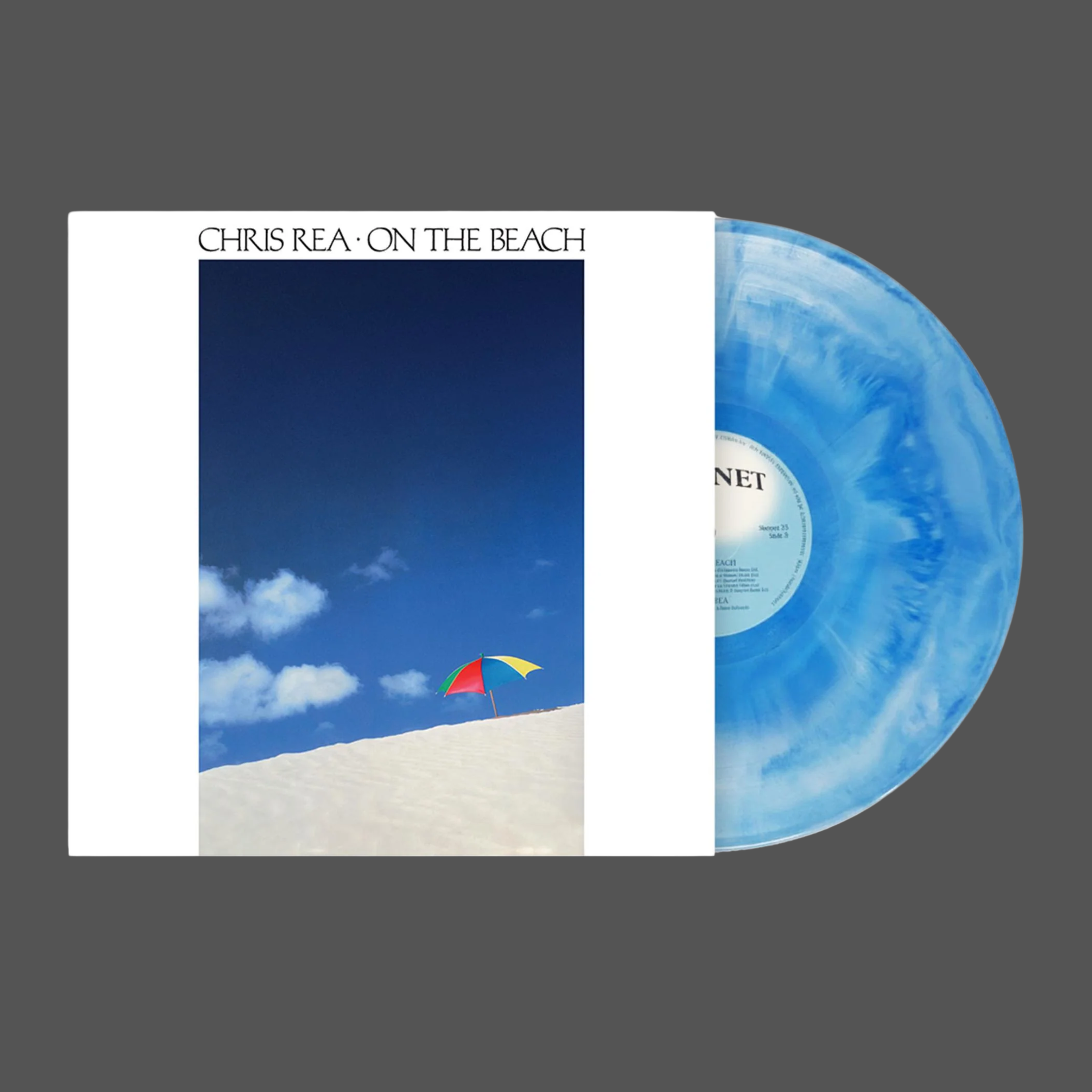CHRIS REA - On The Beach [Limited 40th Anniversary Sea Blue Marbled Vinyl edition]