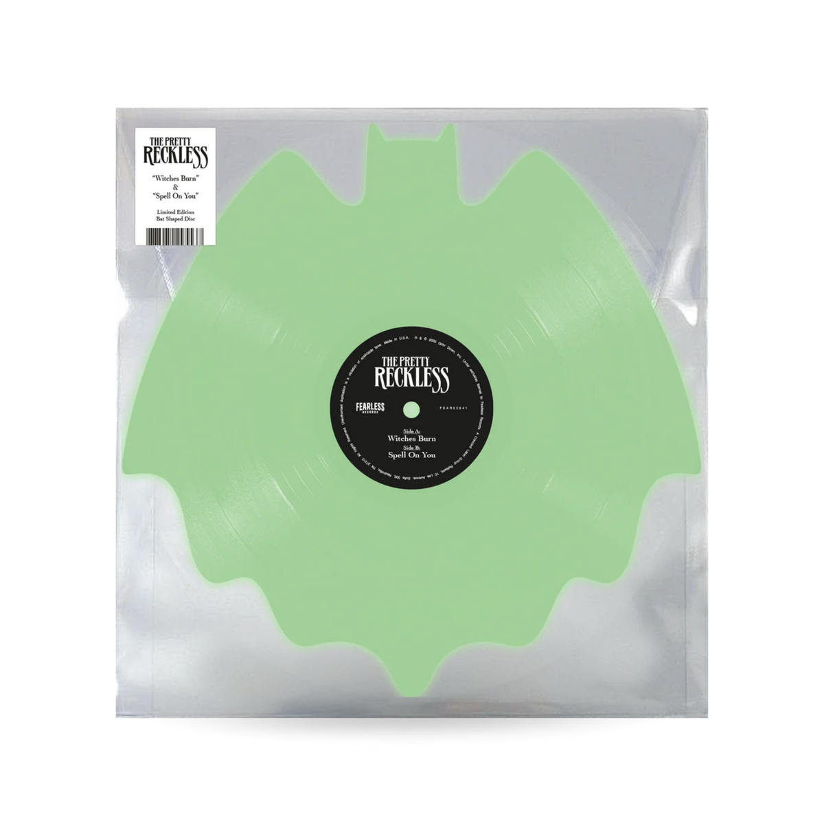 THE PRETTY RECKLESS - DIE-CUT GLOW IN THE DARK BAT VINYL