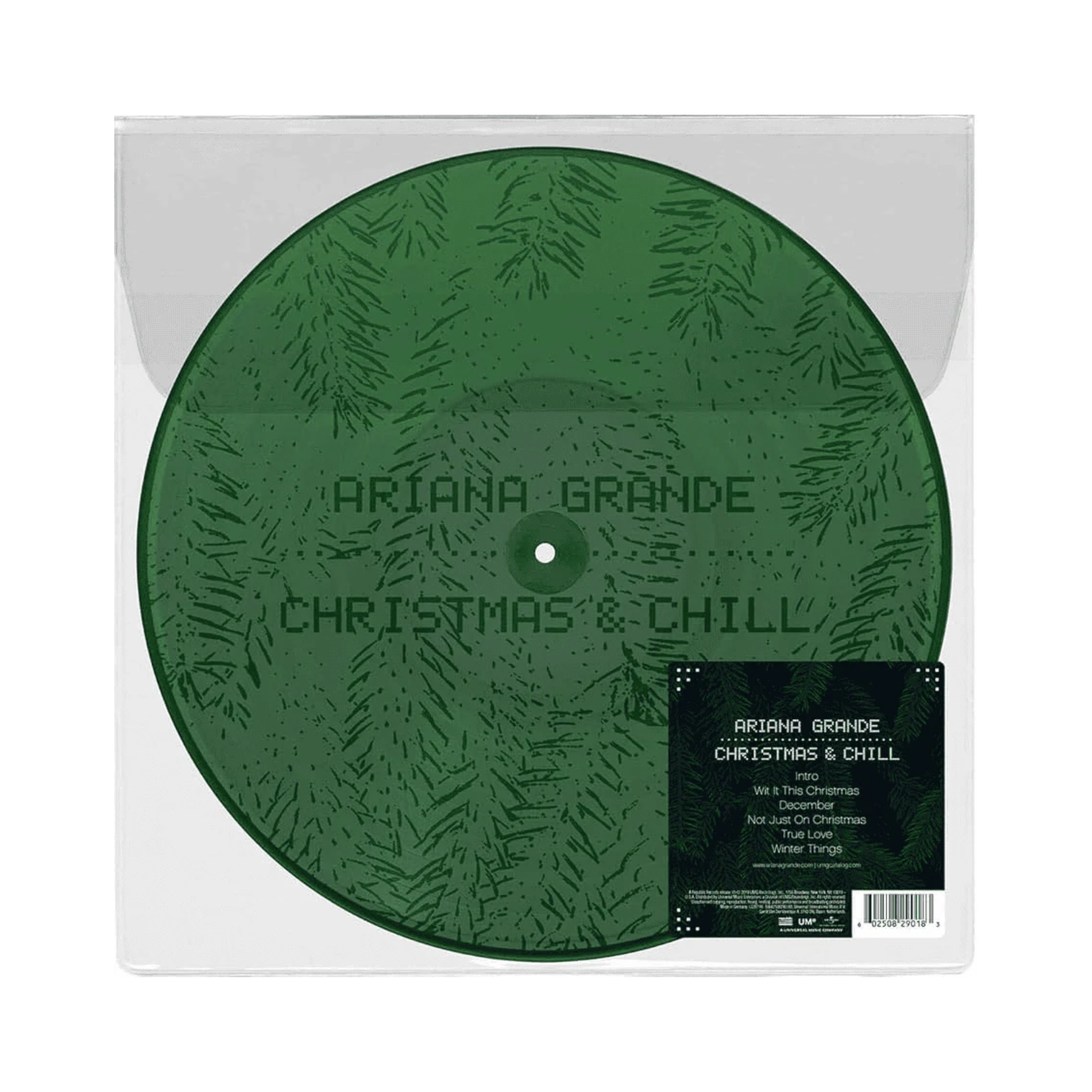 ARIANA GRANDE - Christmas & Chill [Green LP Etched Side]